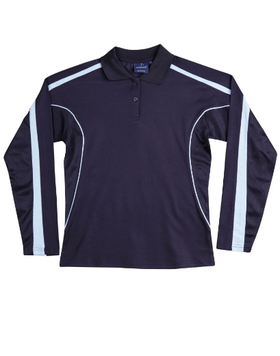 Picture of Winning Spirit, Ladies TrueDry L/S Polo